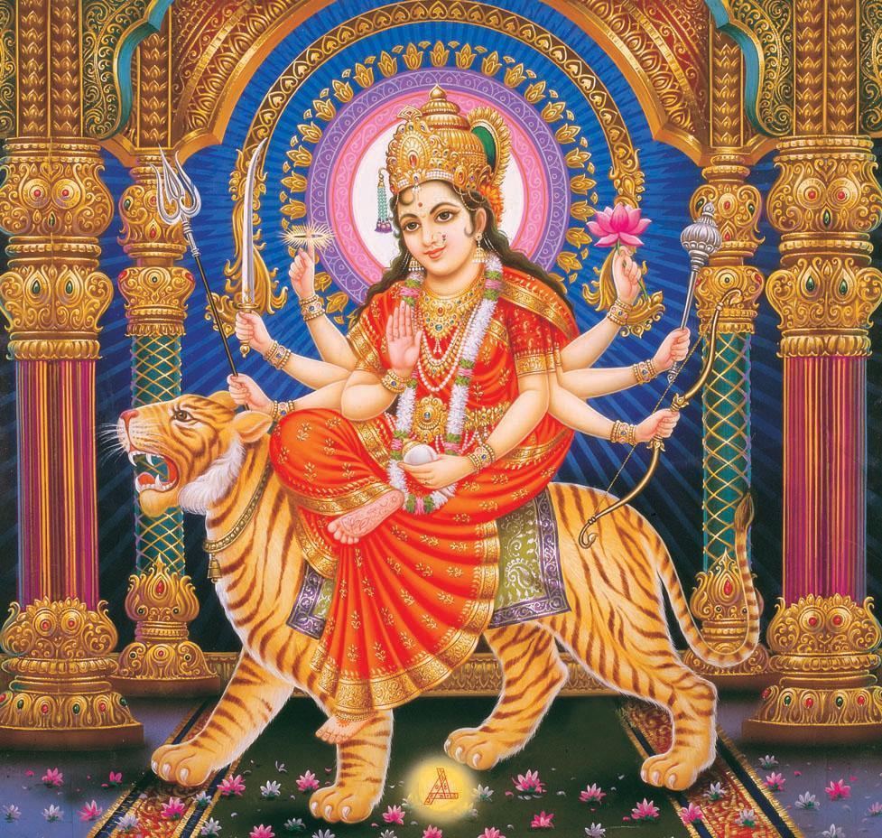 The Hindu Goddess Durga - The Goddess Garden