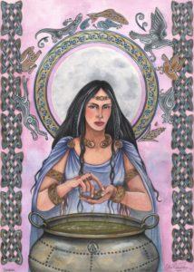 The Celtic Goddess Cerridwen - The Goddess Garden