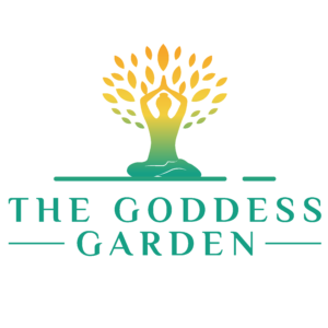 The logo of The Goddess Garden, Cahuita Costa Rica